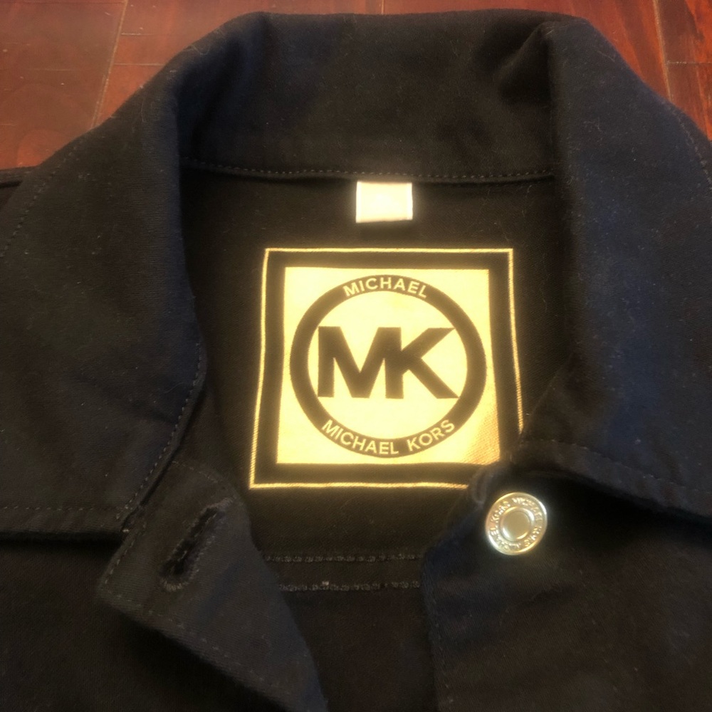 Black MK jean jacket